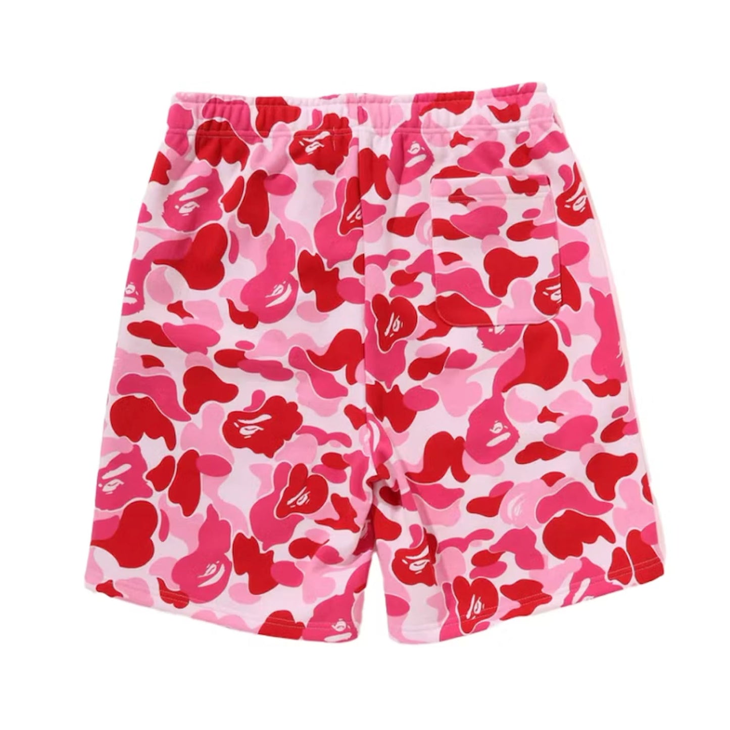 BAPE ABC Camo Shark Sweat Shorts Pink