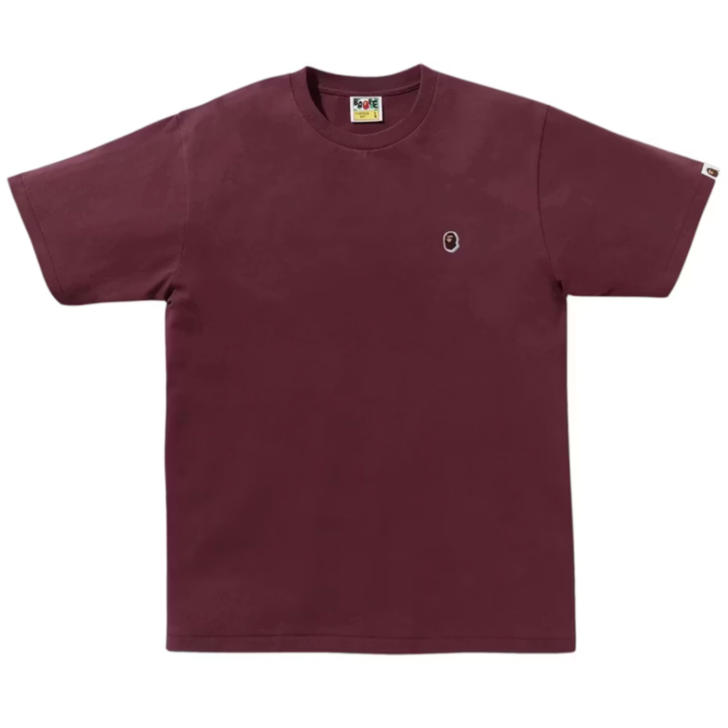 BAPE One Point Tee Burgundy [USED] - L (Used)
