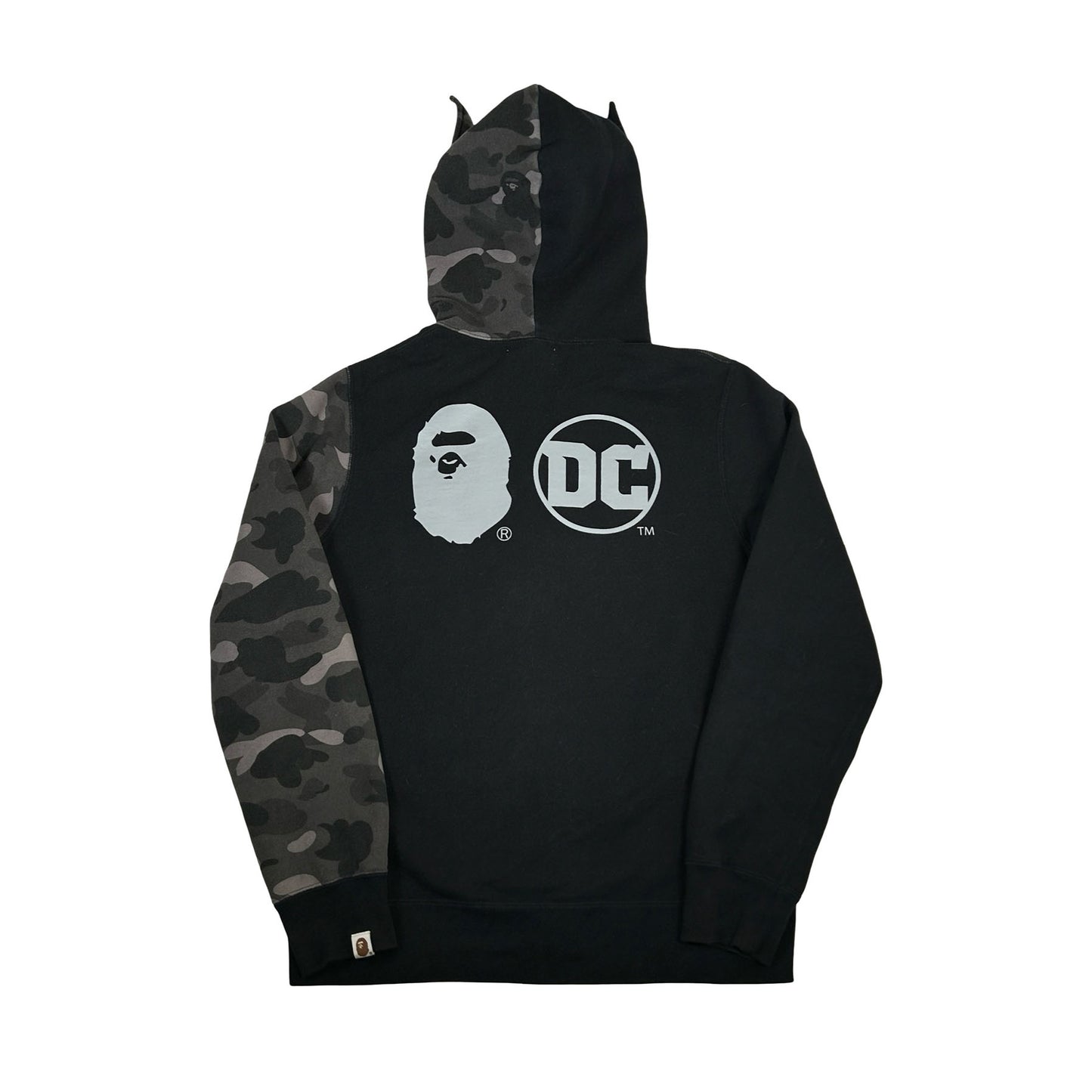 BAPE x DC Batman Full Zip Hoodie Black [USED] - L (Used)