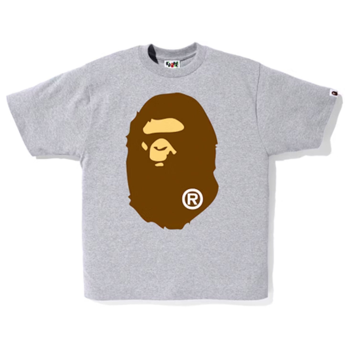 Bape Big Ape Head Tee Gray [USED] - M (Used)