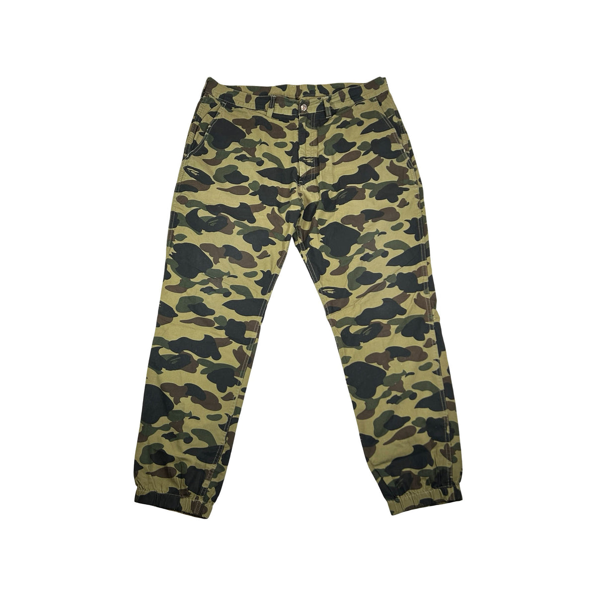 Bape Camo Pant Joggers [USED] - L (Used)