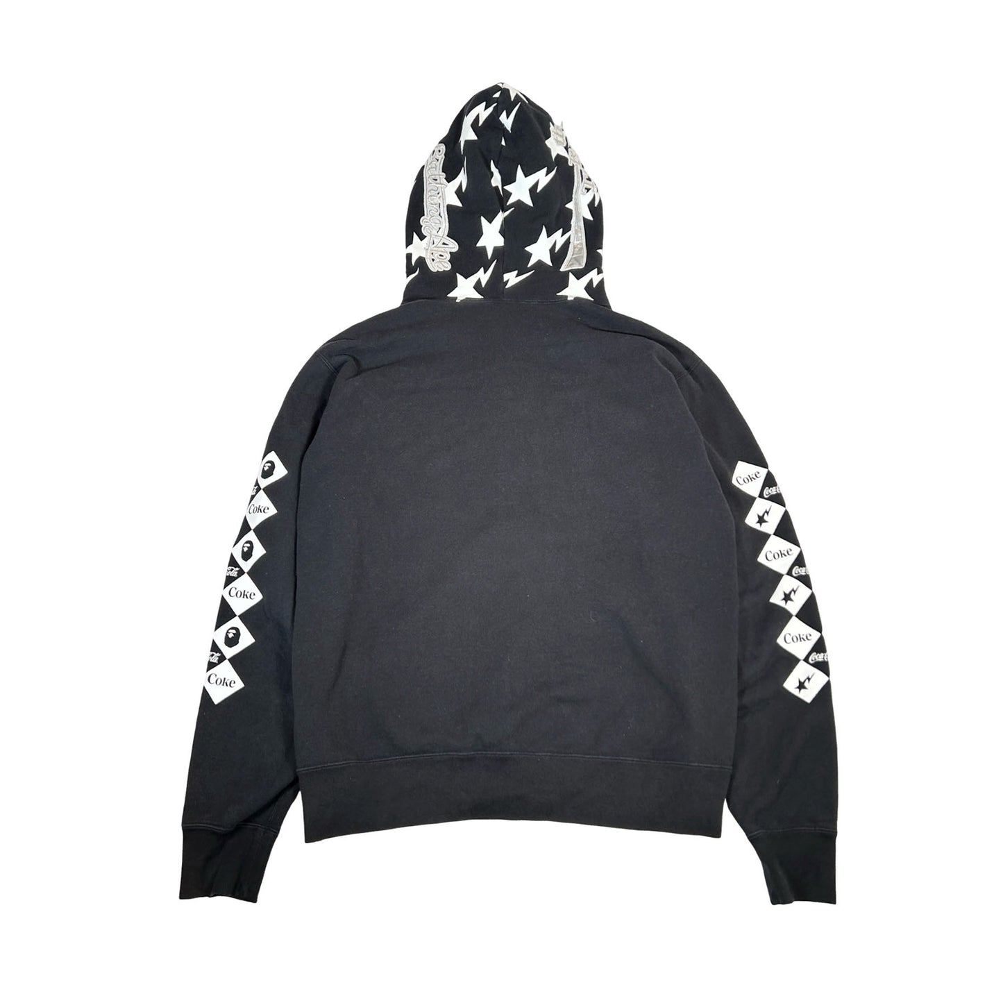 BAPE x Coca Cola Full Zip Hoodie Black [USED] - XXL (Used)