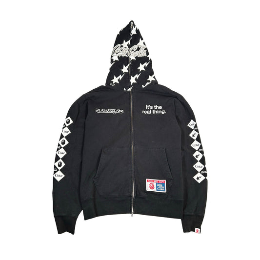 BAPE x Coca Cola Full Zip Hoodie Black [USED] - XXL (Used)