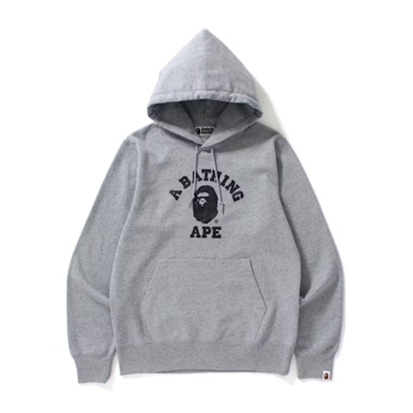 BAPE College Pullover Hoodie Gray [USED] - L (Used)