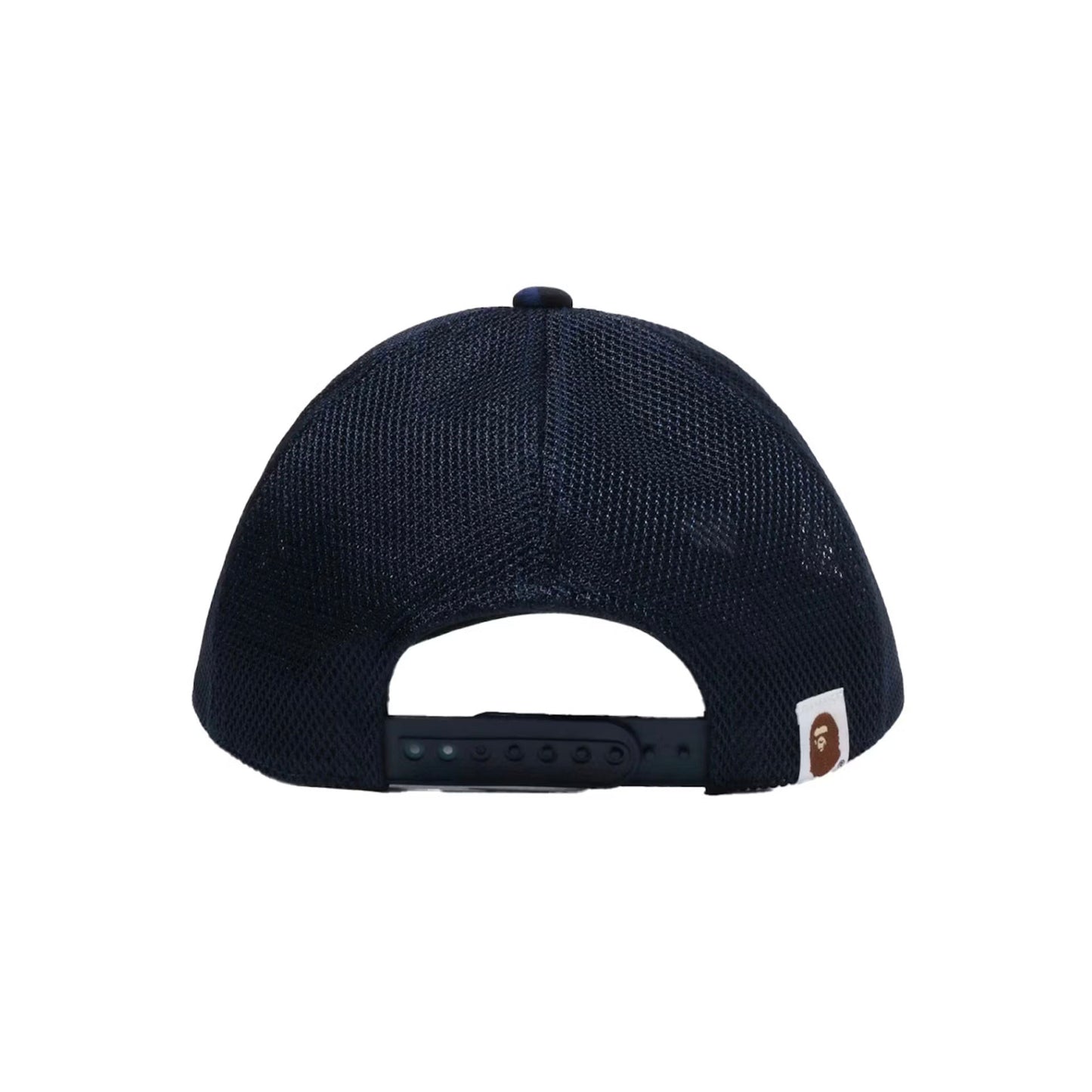 BAPE Color Camo College Mesh Cap Navy
