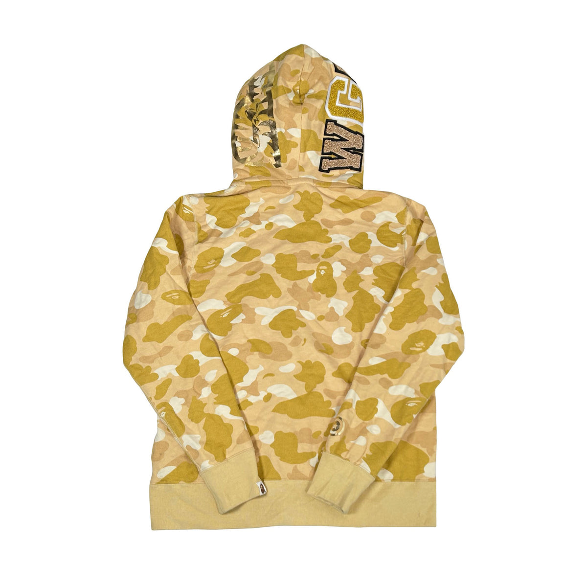 BAPE Color Camo Double Shark Full Zip Hoodie 'Yellow' [USED] - L (Used)