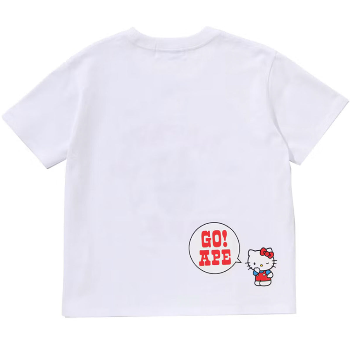 BAPE x Sanrio Characters Hello Kitty College Mini Tee (Ladies) White