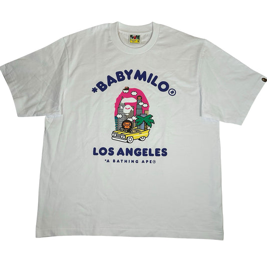 BAPE Baby Milo Los Angeles Tee White