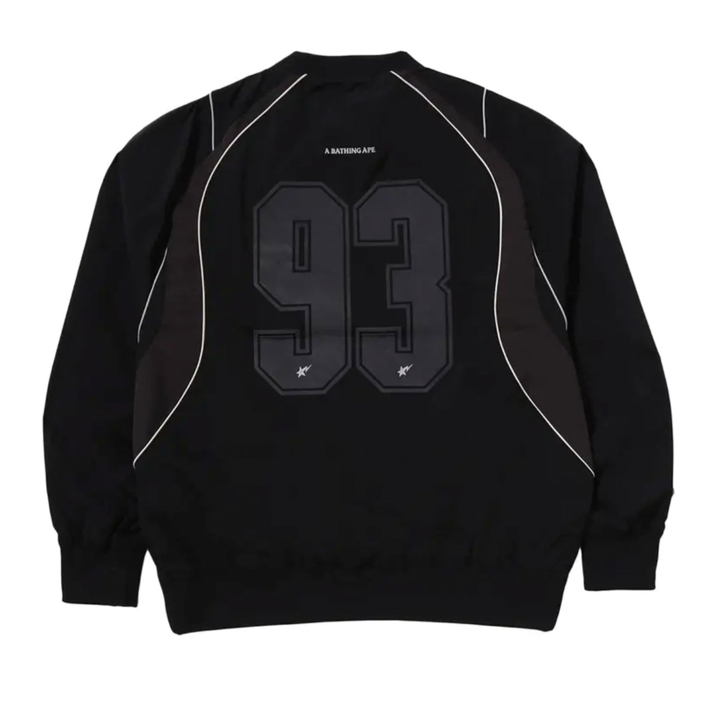 BAPE Multi Logo Relaxed Fit Pullover Black [USED] - L (Used)