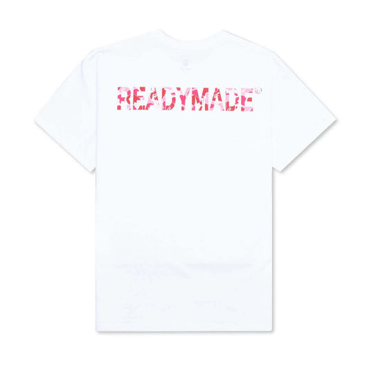 BAPE x Readymade Tee White Pink Camo