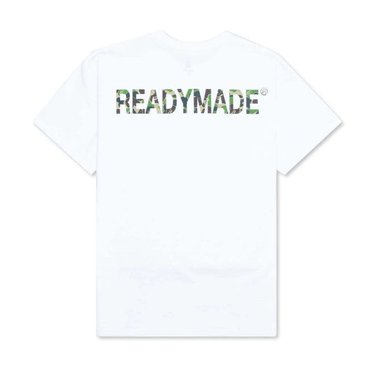 BAPE x Readymade Tee White Green Camo