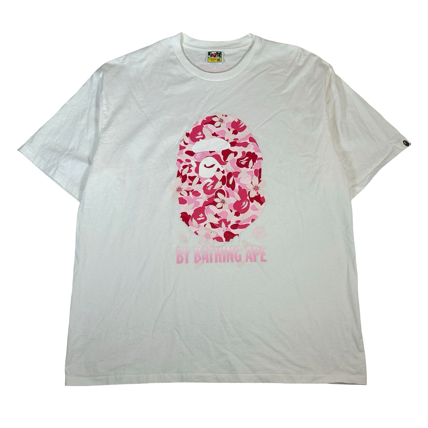 BAPE ABC Sakura Camo By Bathing Ape Tee (SS26) White [USED] - 3XL (Used)