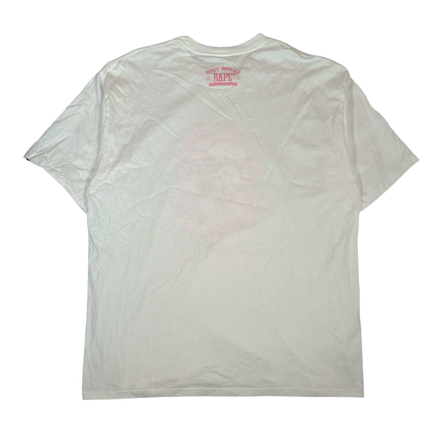 BAPE ABC Sakura Camo By Bathing Ape Tee (SS26) White [USED] - 3XL (Used)
