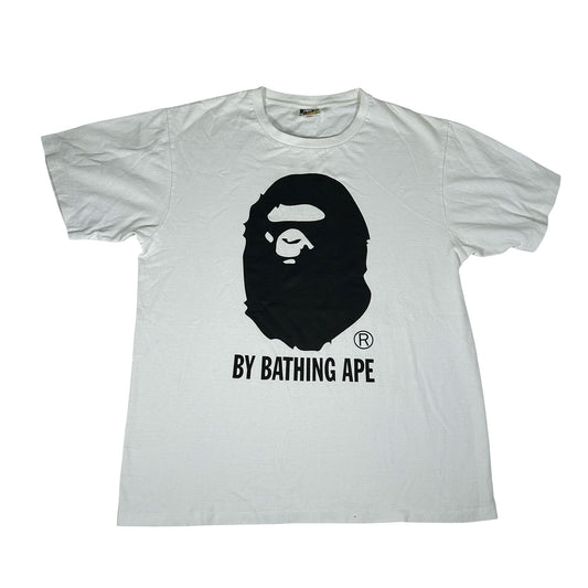 BAPE Bicolor By Bathing Ape Tee White [USED] - L (Used)