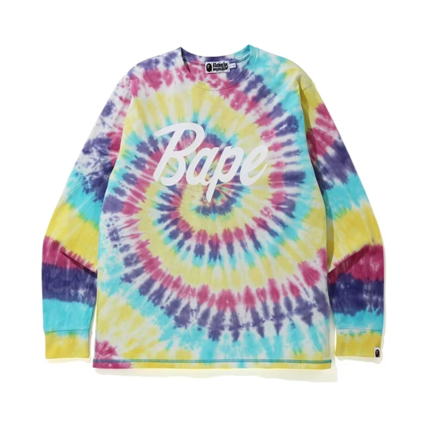 BAPE Tie Dye L/S TeeMulti [USED] - 3XL (Used)