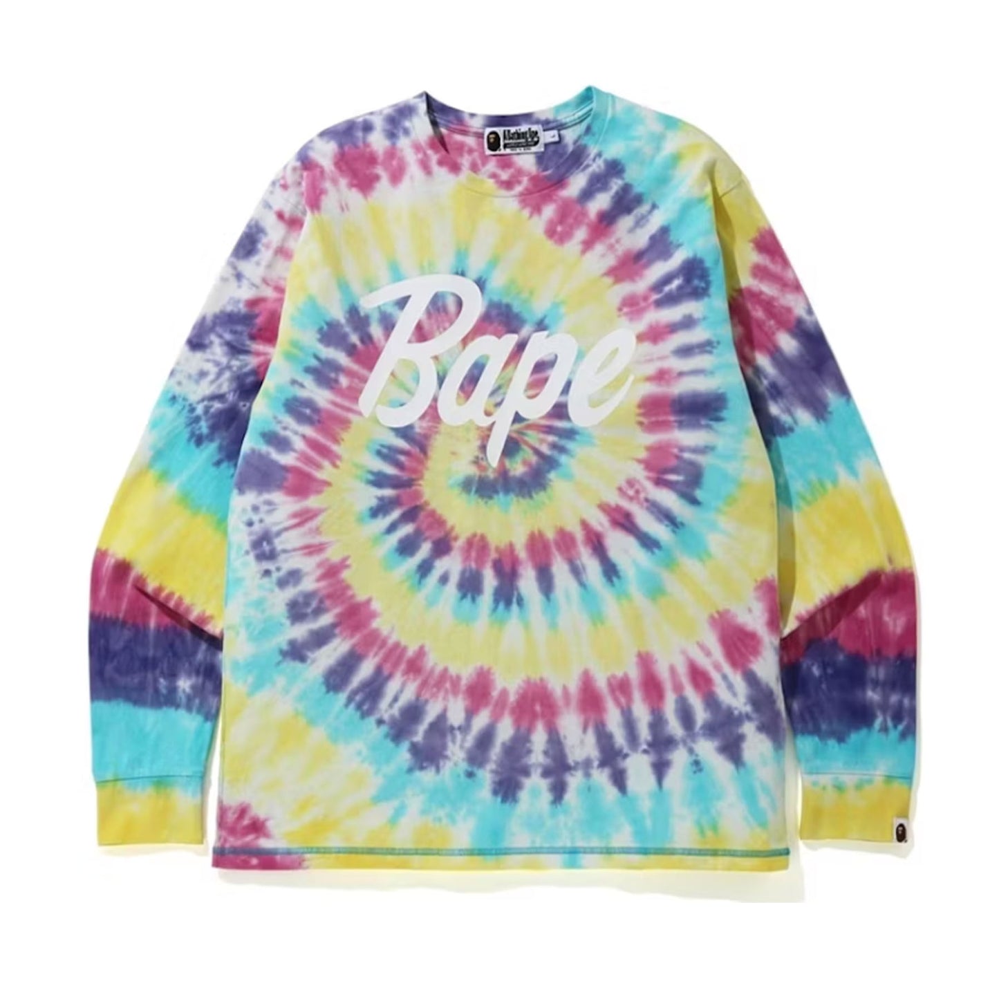BAPE Tie Dye L/S TeeMulti [USED] - 3XL (Used)