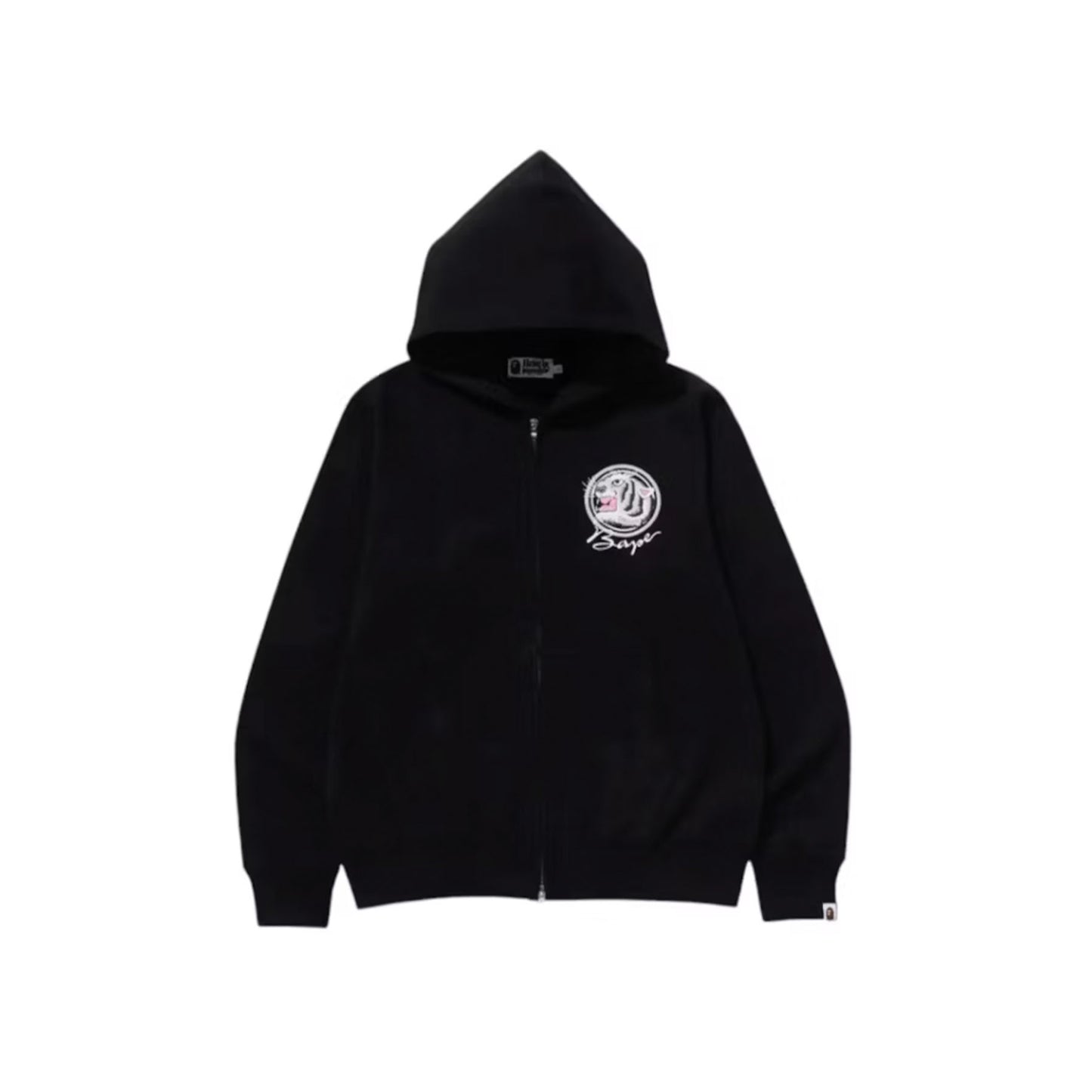BAPE Tiger Souvenir Zip Hoodie Black [USED] - 2XL (Used)