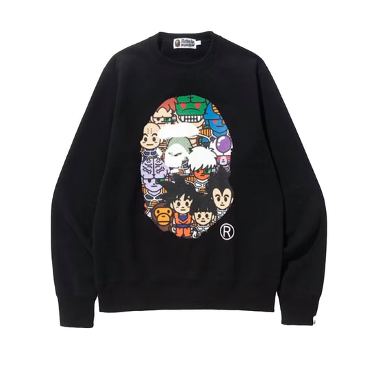 BAPE x Dragon Ball Z Crewneck Black [USED] - XL [USED]