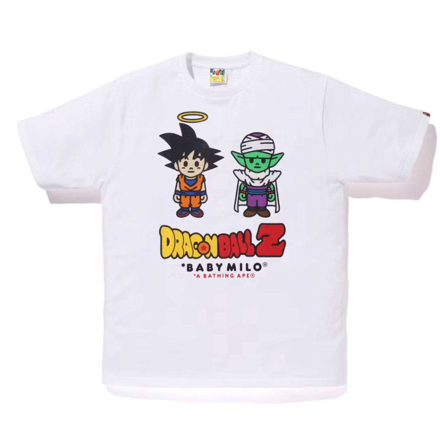 BAPE x Dragon Ball Z Son Goku & Piccolo Baby Milo Tee White [USED] - L (Used)