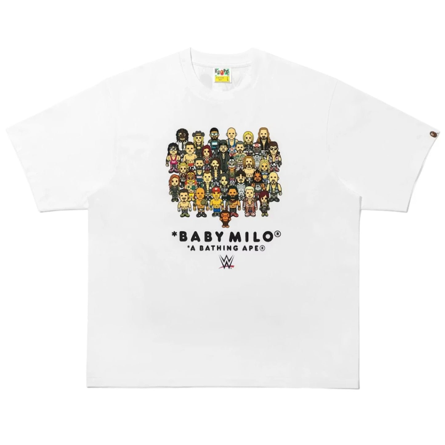BAPE x Fanatics x WWE Wrestlers Baby Milo Relaxed Fit Tee White