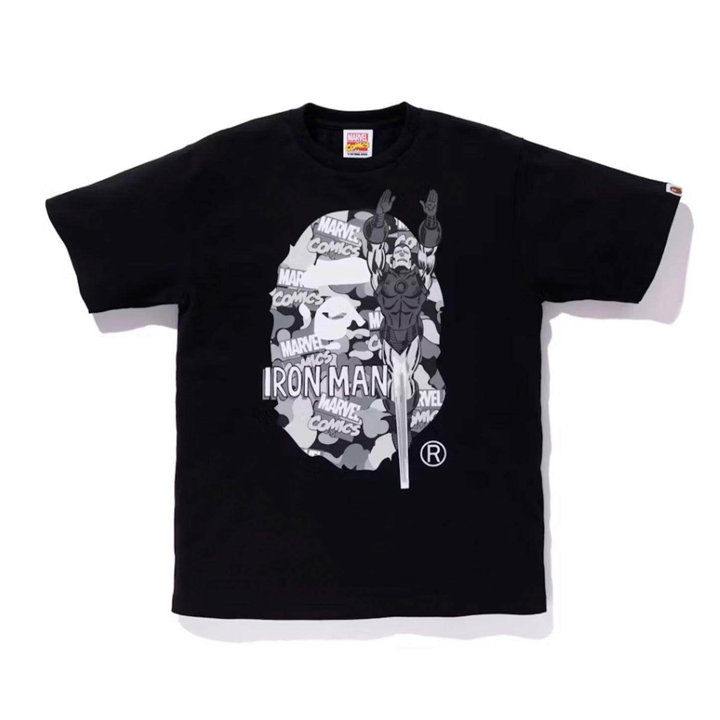 BAPE x Marvel Comics Camo Iron Man Tee Black [USED] - L (Used)