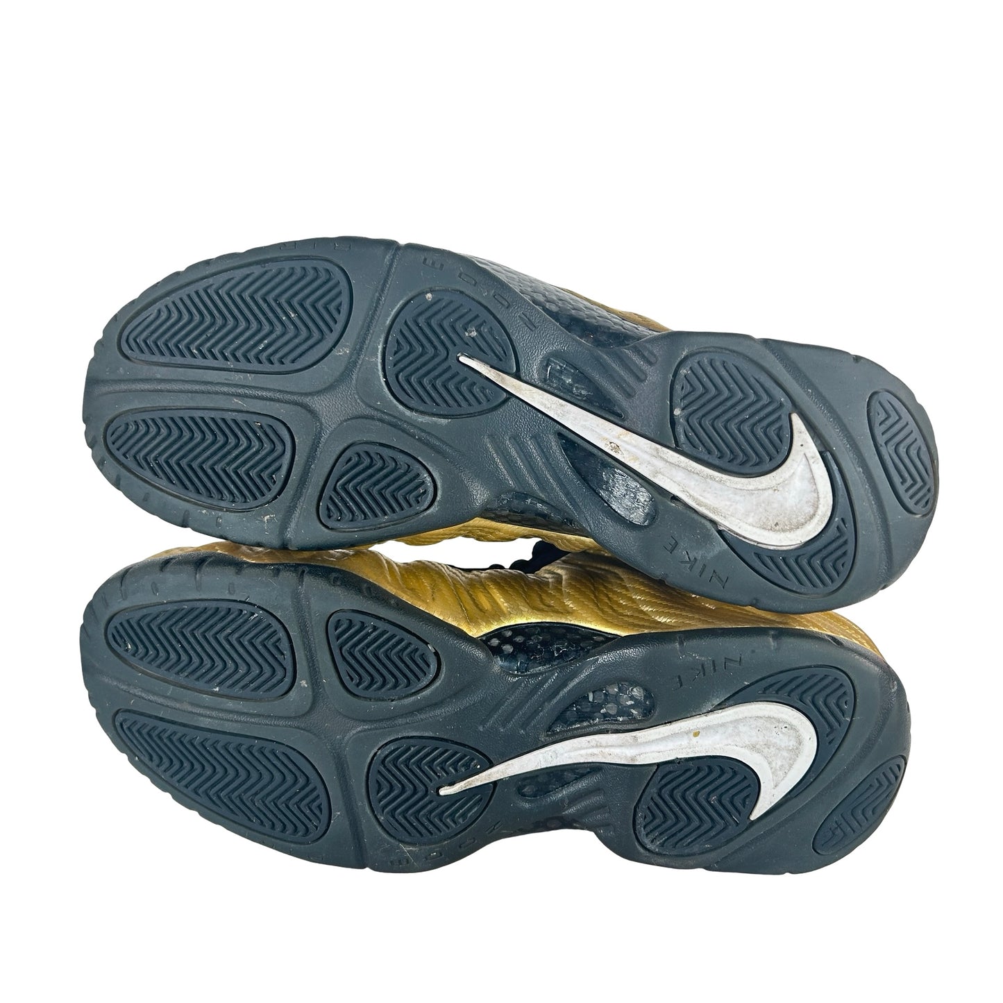 624041 701 Nike Air Foamposite Pro Metallic Gold [USED] - 11.5 M (Used) (Replace Box)