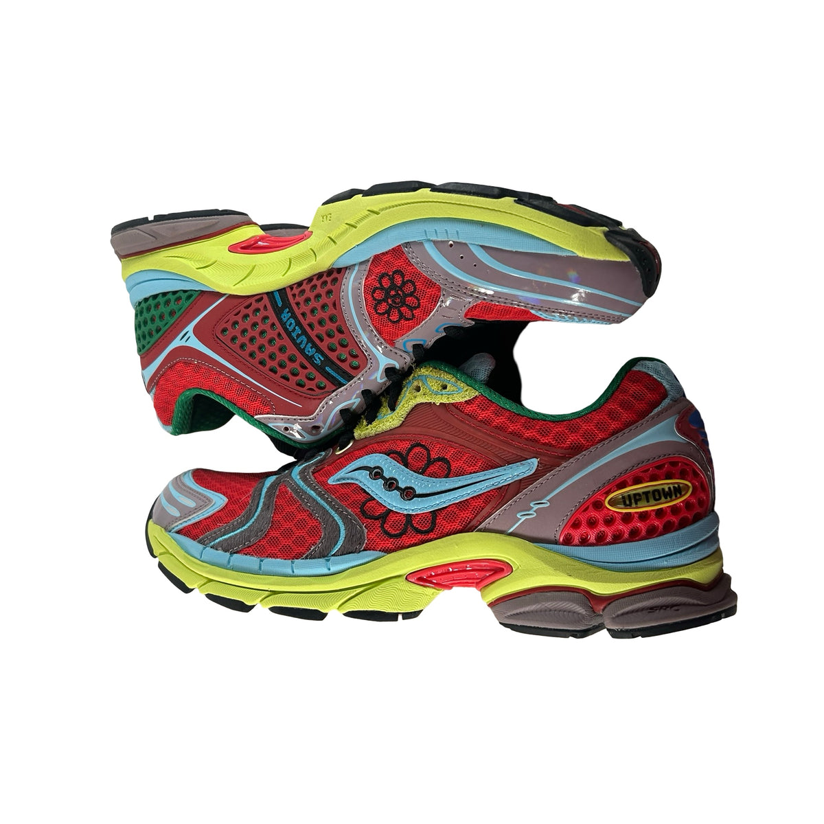 S70966 1 Saucony ProGrid Triumph 4 Jae Tips Flowers Grow Uptown Poison Ivy [USED] - 8.5 M (Used)