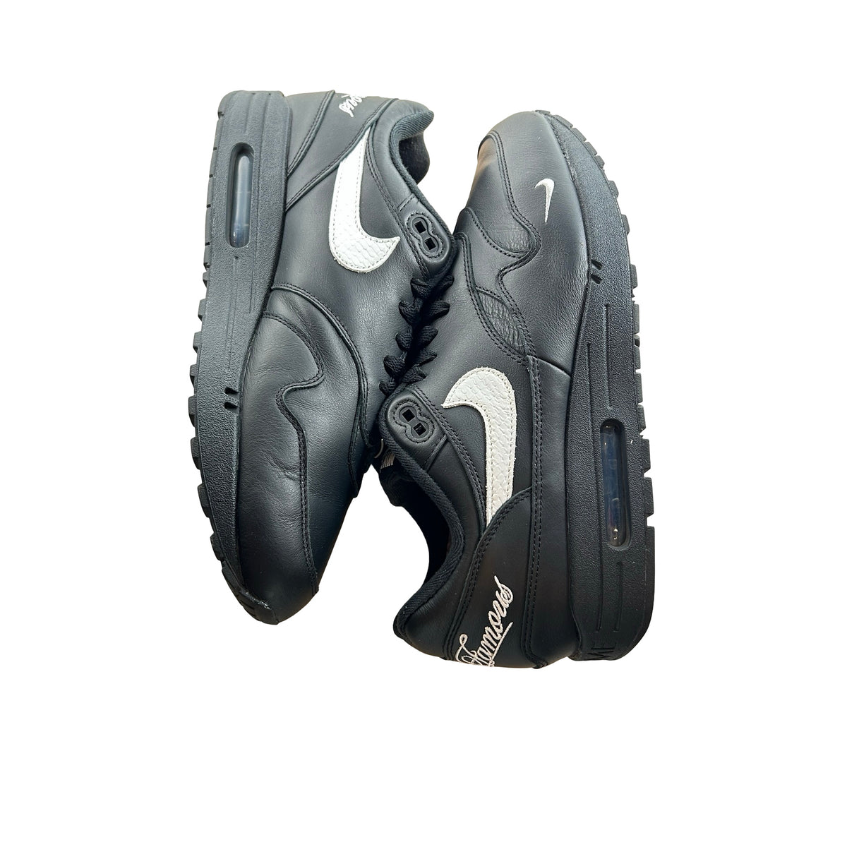 HF8813 001 Nike Air Max 1 '87 SP Supreme Black White [USED] - 11 M (Used)