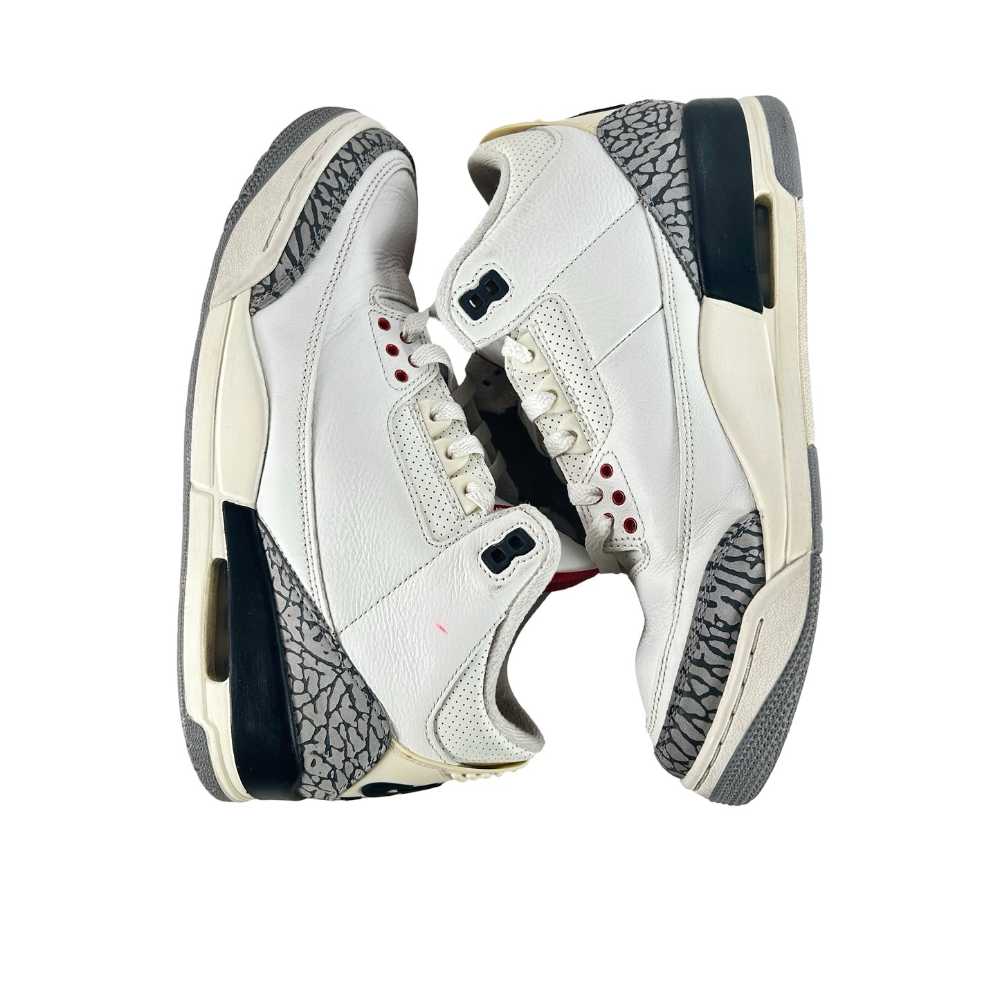 DN3707 100 Jordan 3 Retro White Cement Reimagined [USED] - 9 M (Used32)