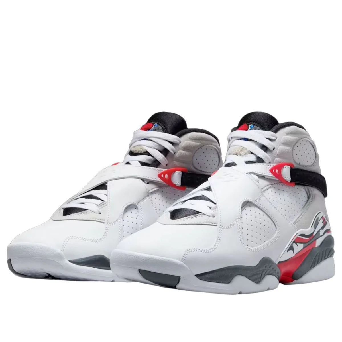 305381 100 Jordan 8 Retro "Bugs Bunny" White True Red (2025)