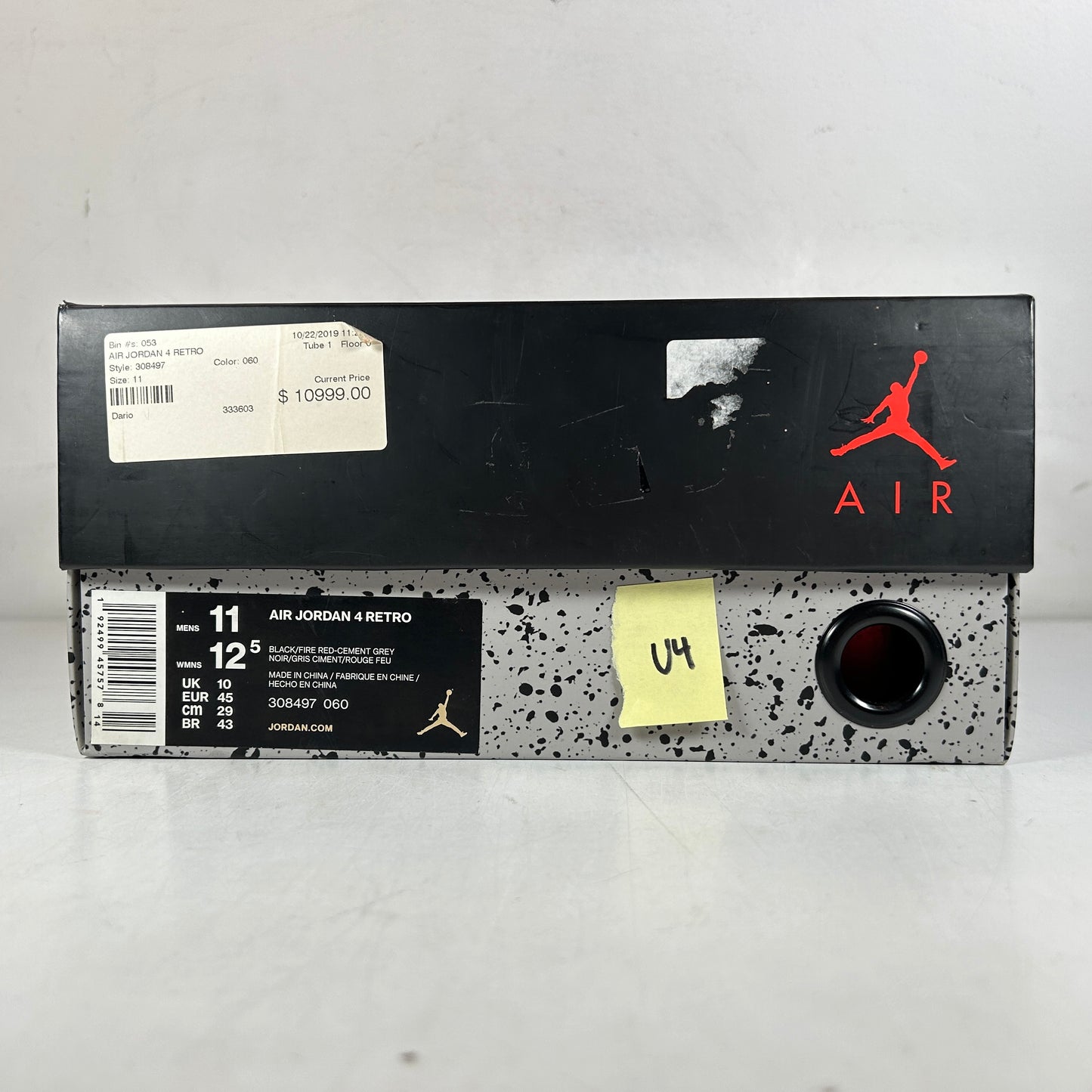 308497 060 Jordan 4 Retro Bred (2019) [USED] - 11 M (Used4)