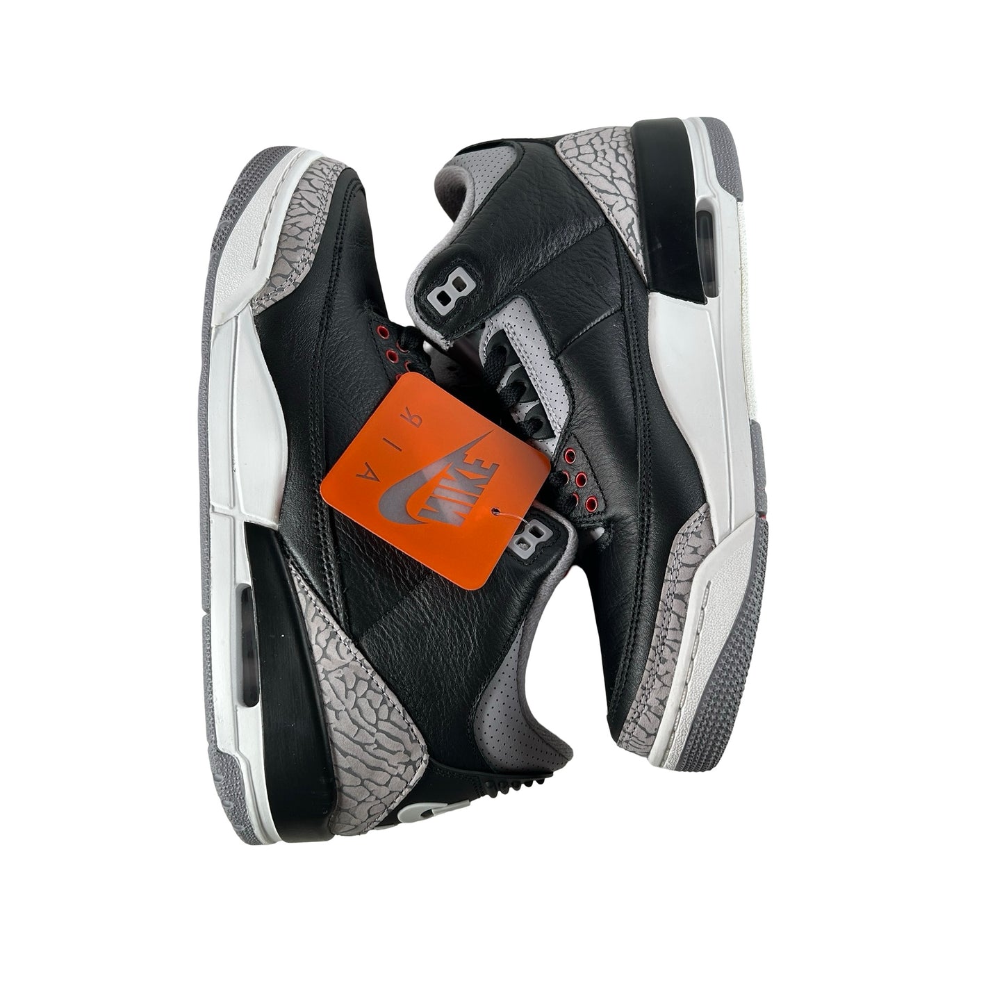 DN3707 010 Jordan 3 Retro Black Cement Reimagined (2024) [USED] - 8 M (VNDS2)