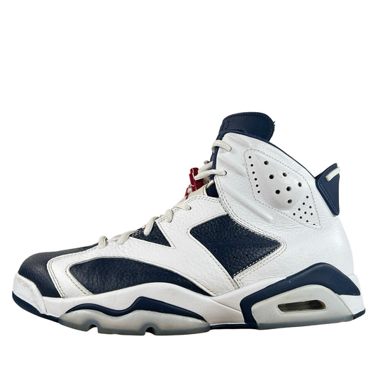 CT8529 164 Jordan 6 Retro Olympic (2024) - 10 M (Used) (No Box)