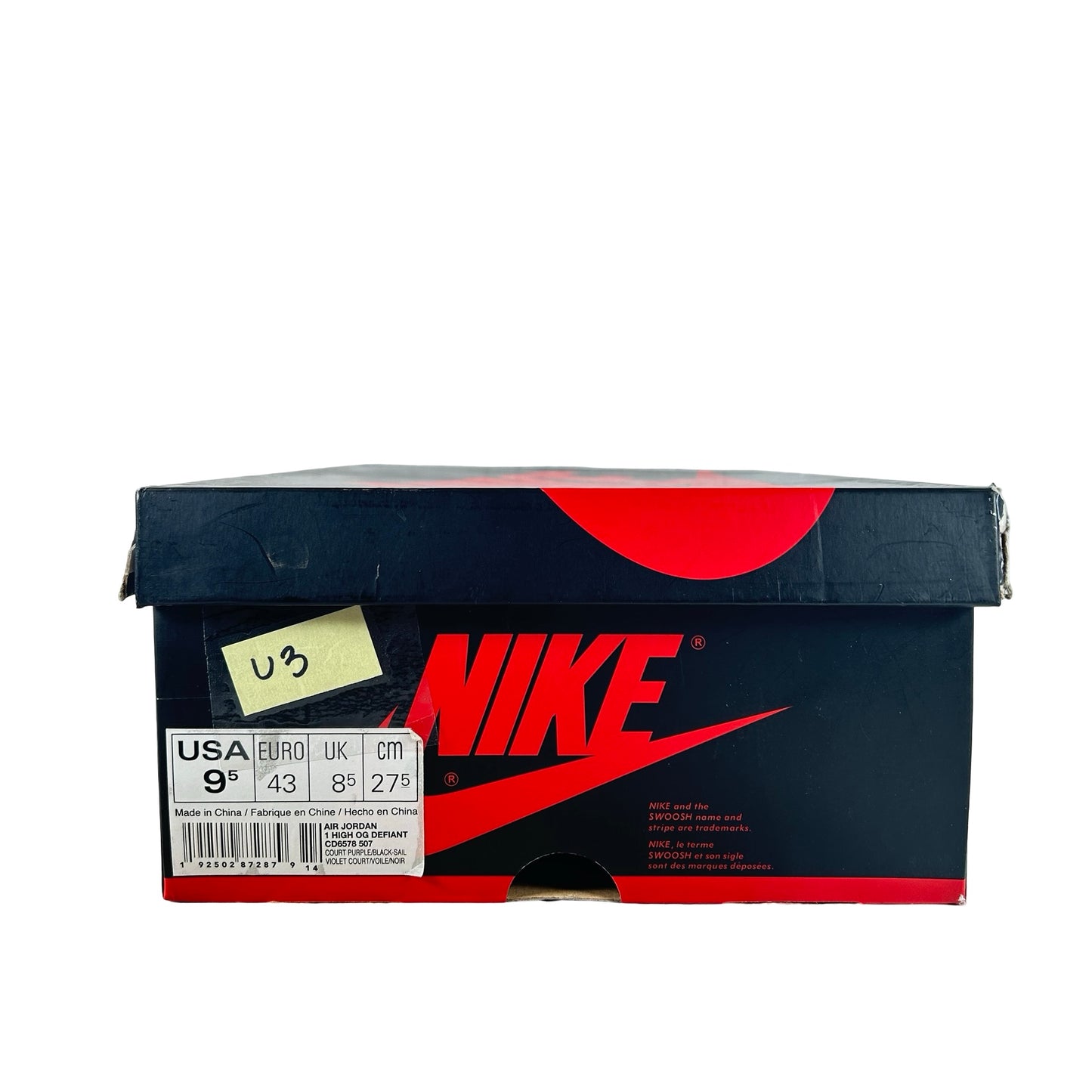 CD6578 507 Jordan 1 SB LA to CHI [USED] - 9.5 M (Used3)