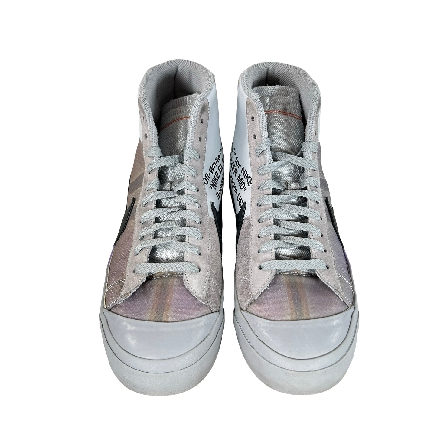 AA3832 002 Nike Blazer Mid Off-White Wolf Grey Serena Queen [USED] - 13 M (Used)