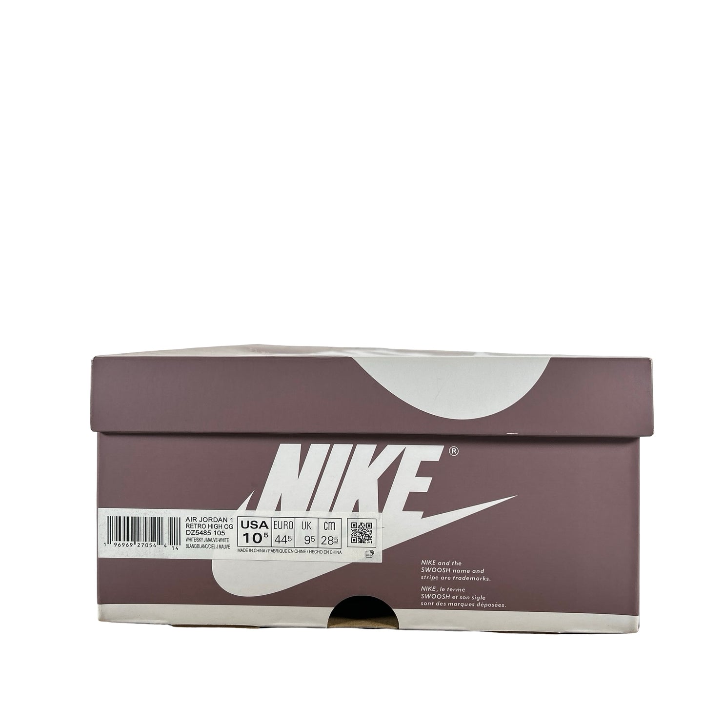 DZ5485 105 Jordan 1 Retro High OG Mauve [USED] - 10.5 M (Used)