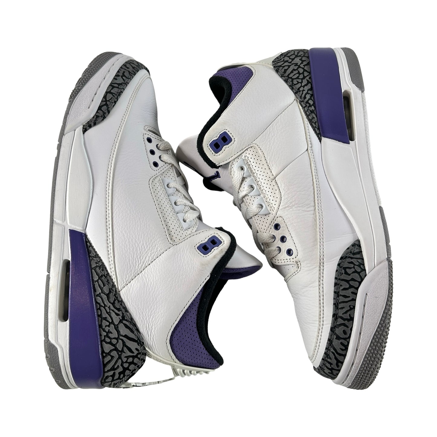 CT8532 105 Jordan 3 Retro Dark Iris [USED] - 10.5 M (Used2)