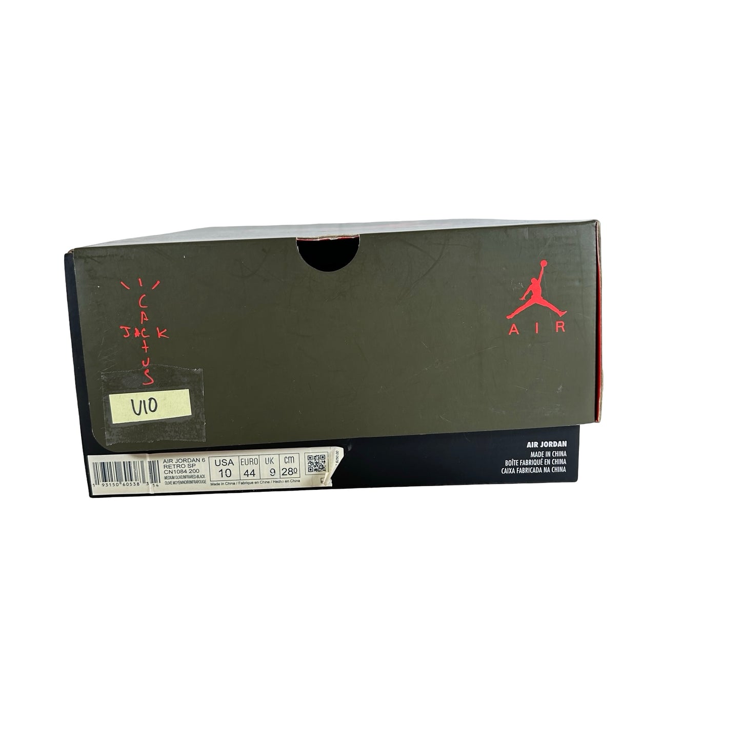 CN1084 200 Jordan 6 Retro Travis Scott [USED] - 10 M (Used10)