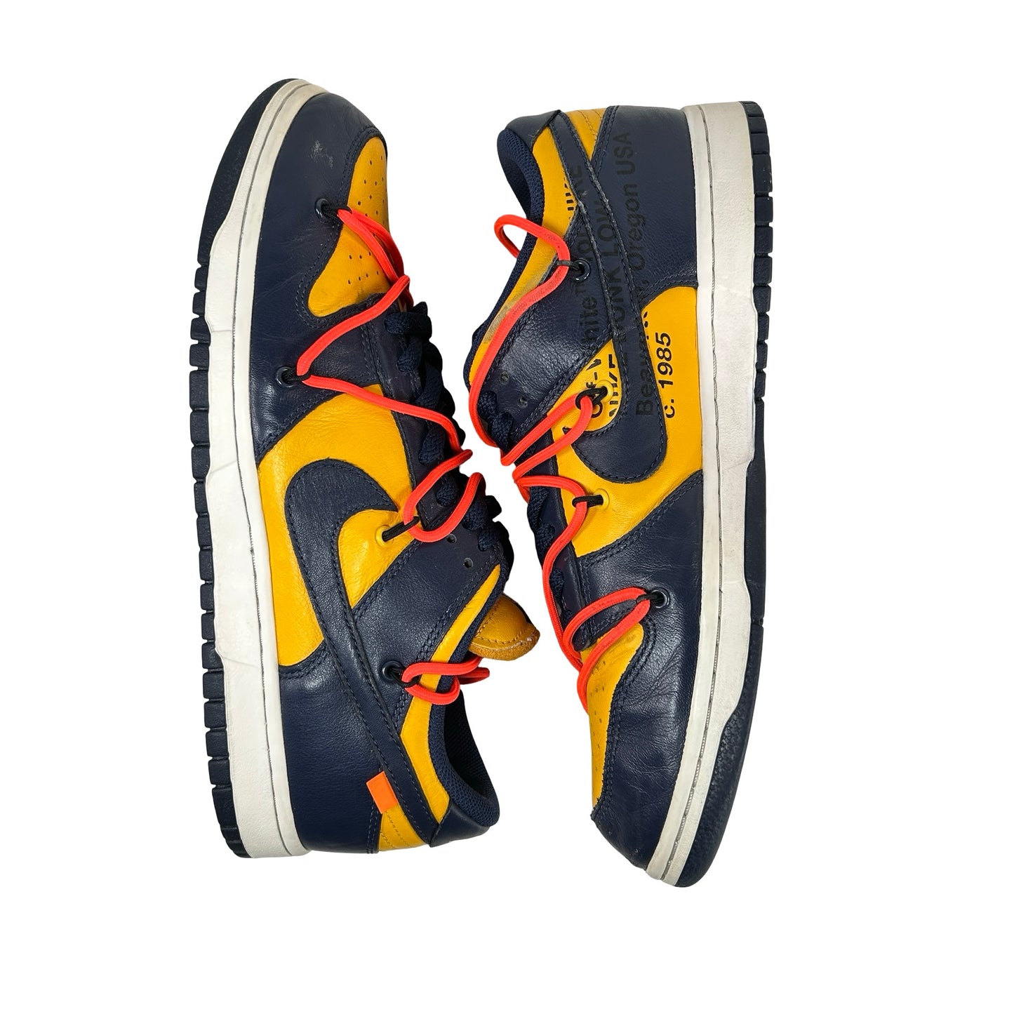 CT0856 700 Dunk Low Off-White University Gold [USED] - 10.5 M (Used3)