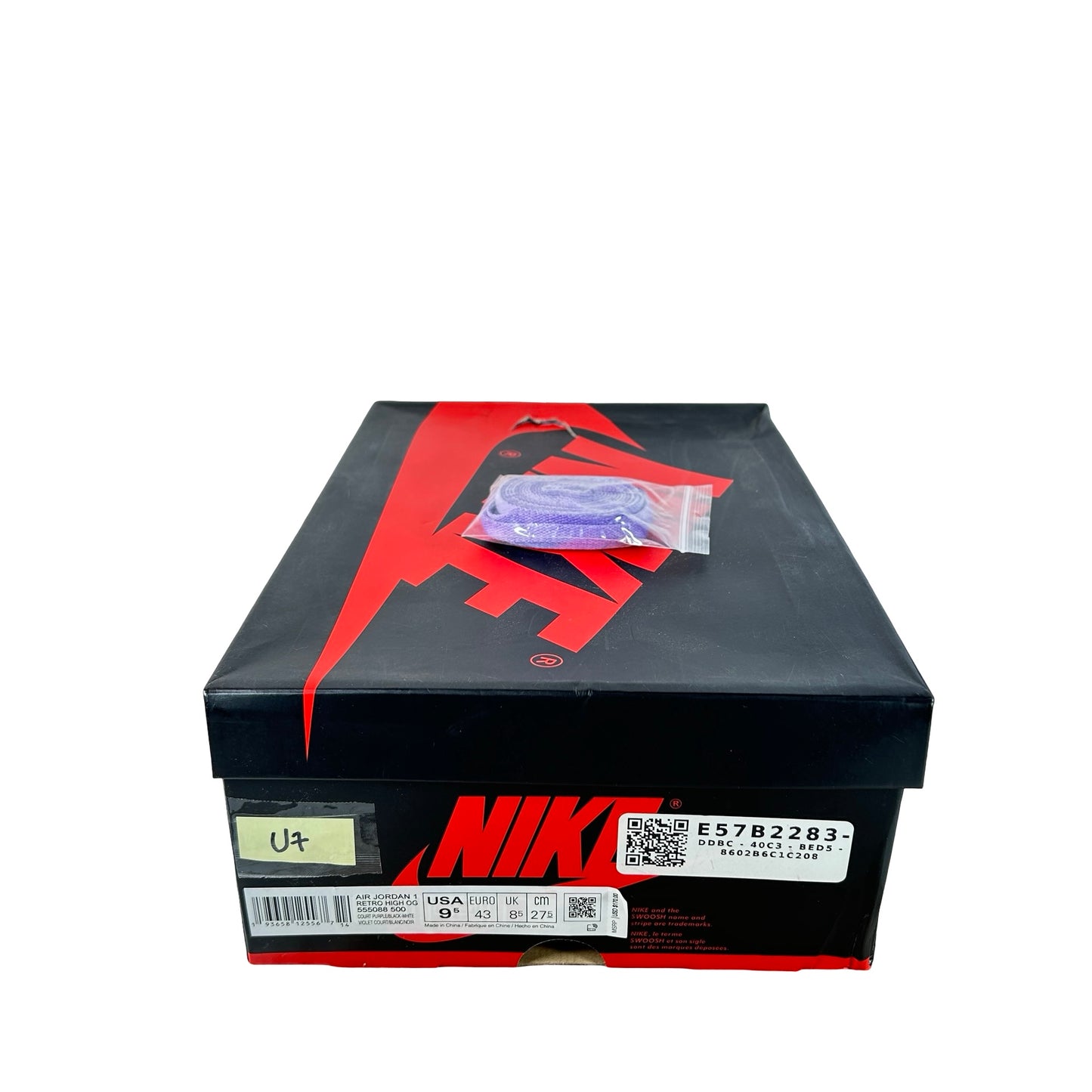 555088 500 Jordan 1 Court Purple [USED] - 9.5 M (Used7)