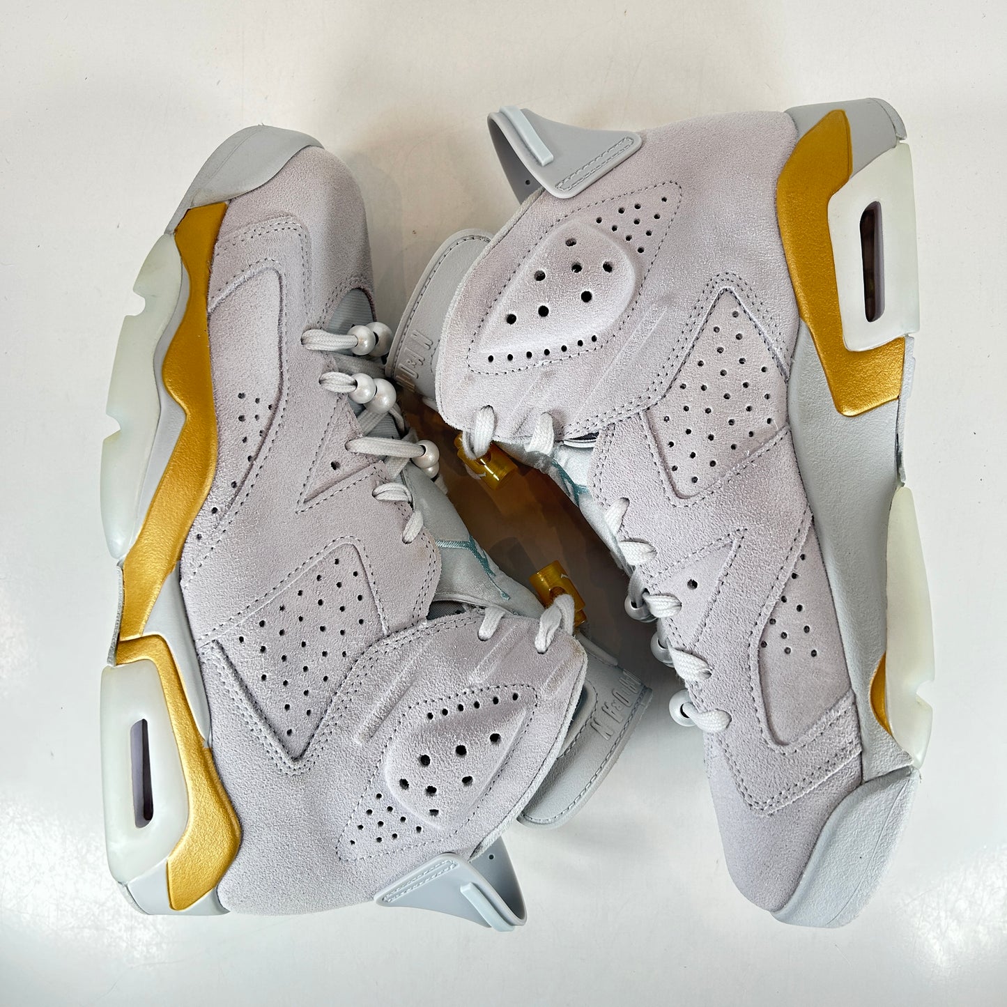 DQ4914 074 Jordan 6 Retro Craft Paris Olympics Pearl (Women's) [USED] - 8.5 W (VNDS)