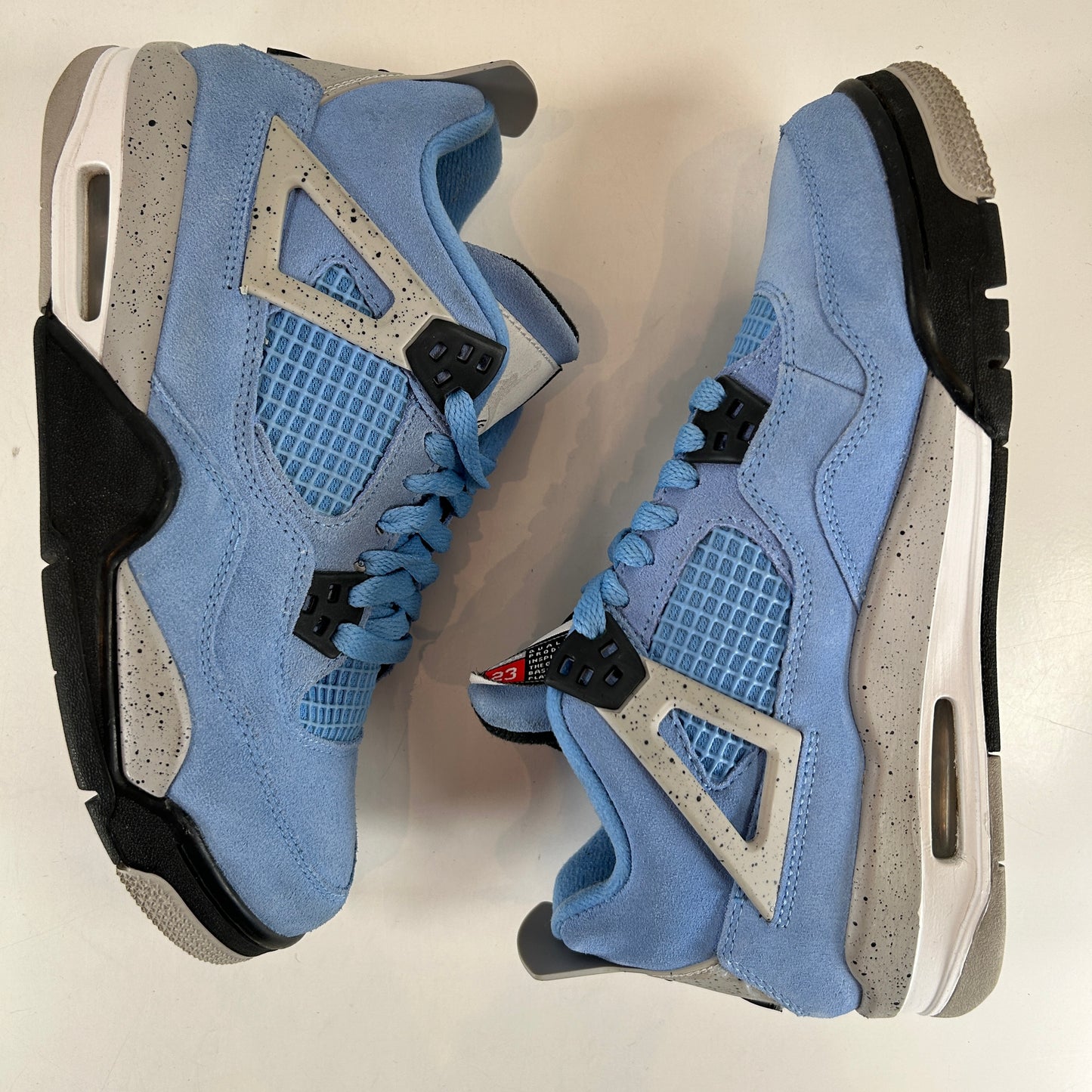 408452 400 Jordan 4 Retro University Blue (GS) [USED] - 6.5 Y (Used) (Replace Box)