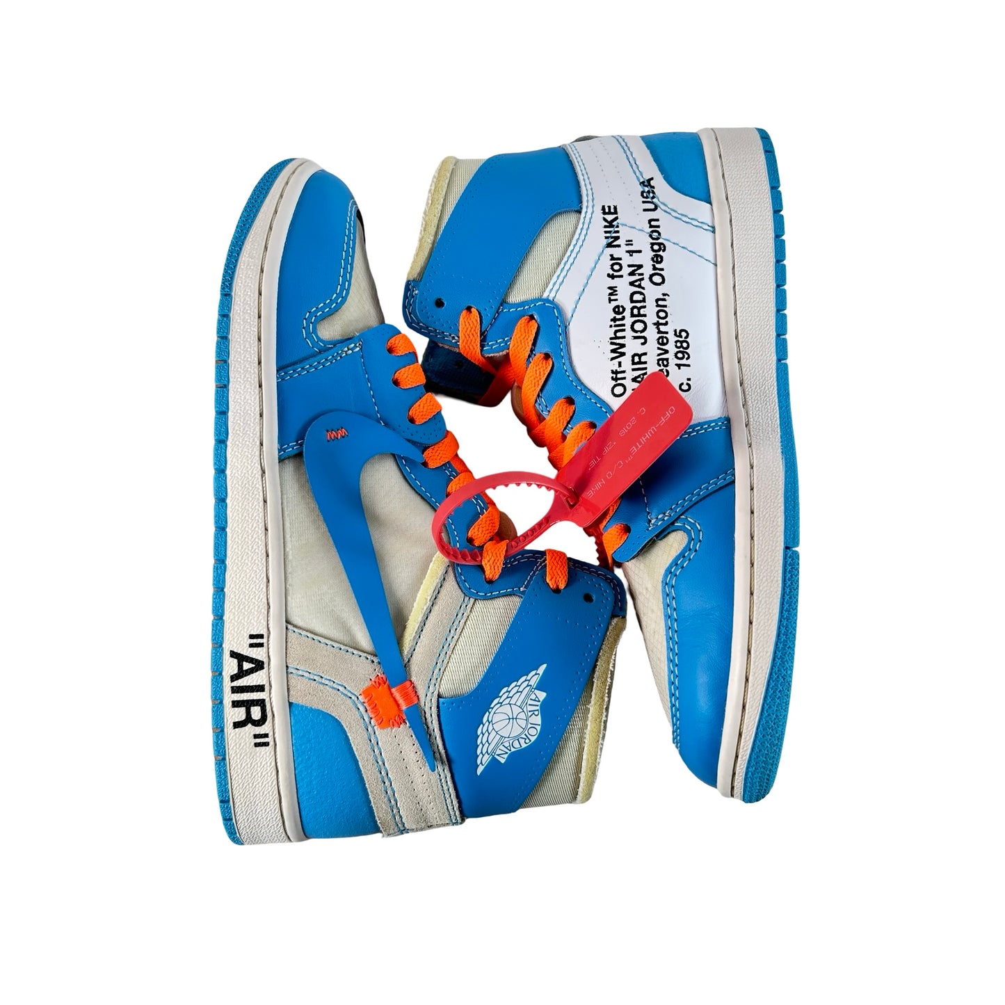 AQ0818 148 Jordan 1 Retro High Off-White UNC [USED] - 7.5 M (VNDS)