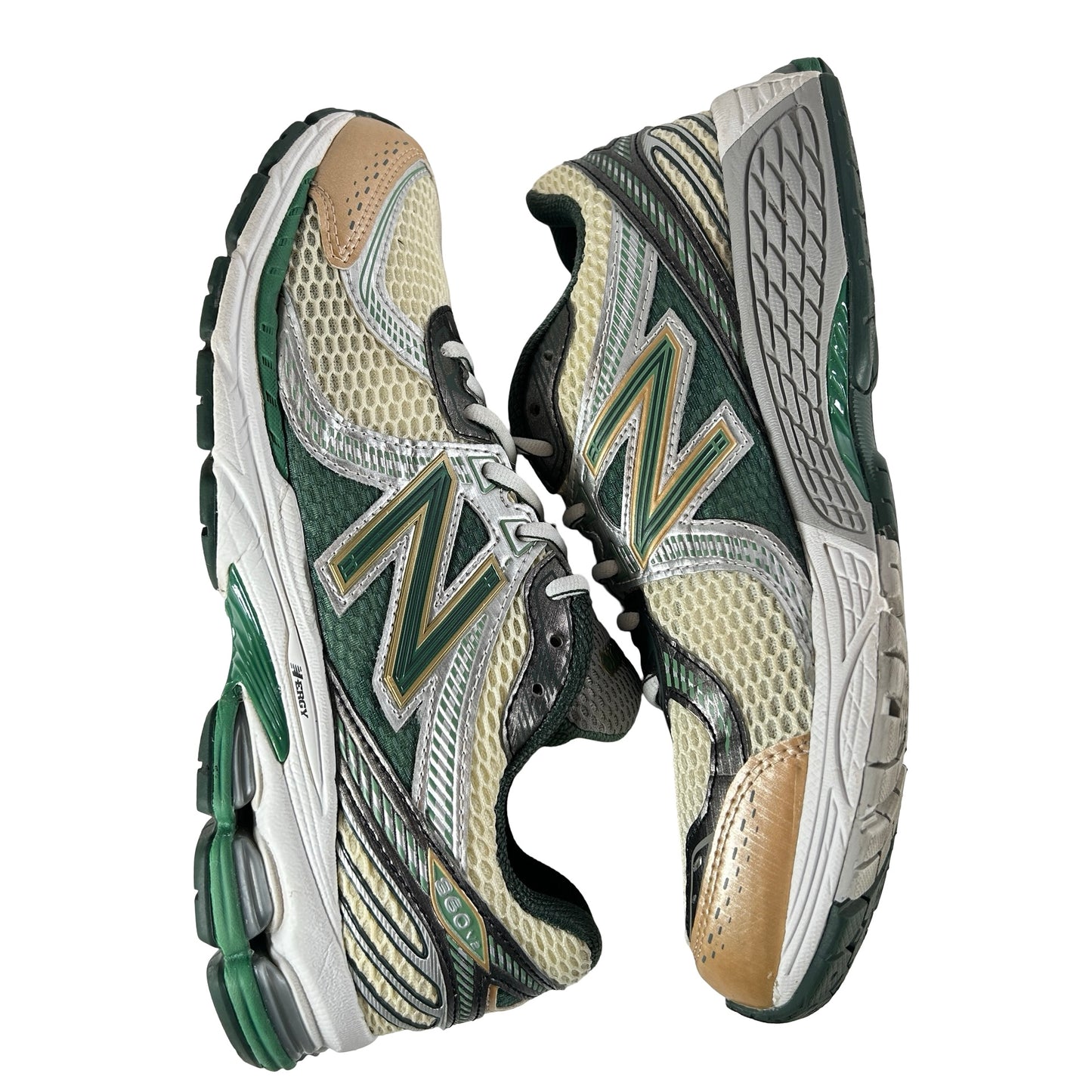 ML860AL2 New Balance 860v2 Aime Leon Dore Green [USED] - 9 M (Used) (No Box)
