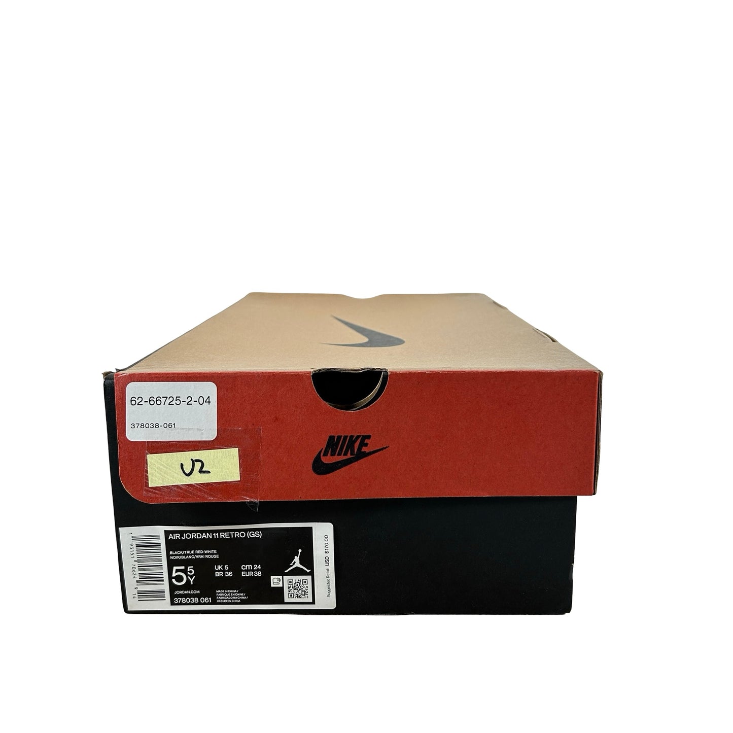 378038 061 Jordan 11 Retro Playoffs Bred (2019) (GS) [USED] - 5.5 Y (Used2)