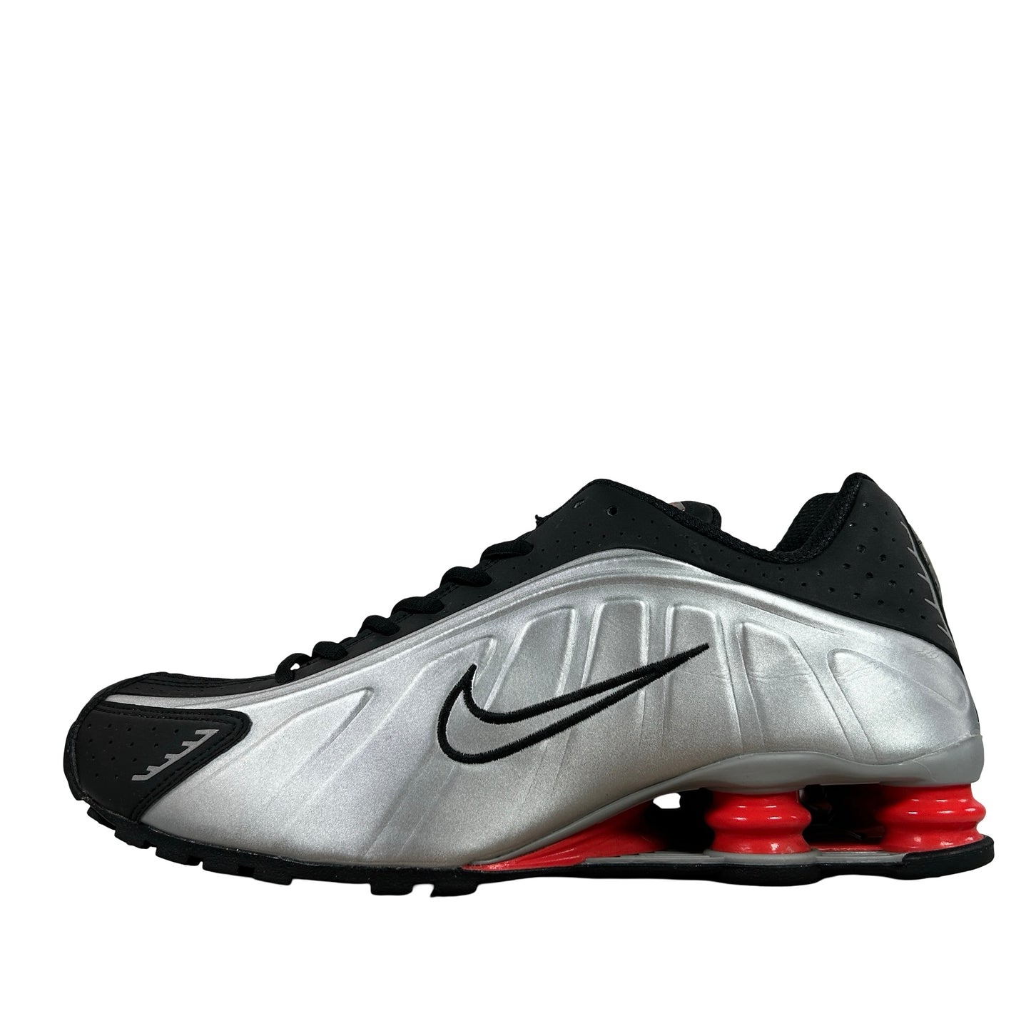 HQ1988 002 Nike Shox R4 Black Metallic Silver (2025) [USED] - 11 M (Used5)