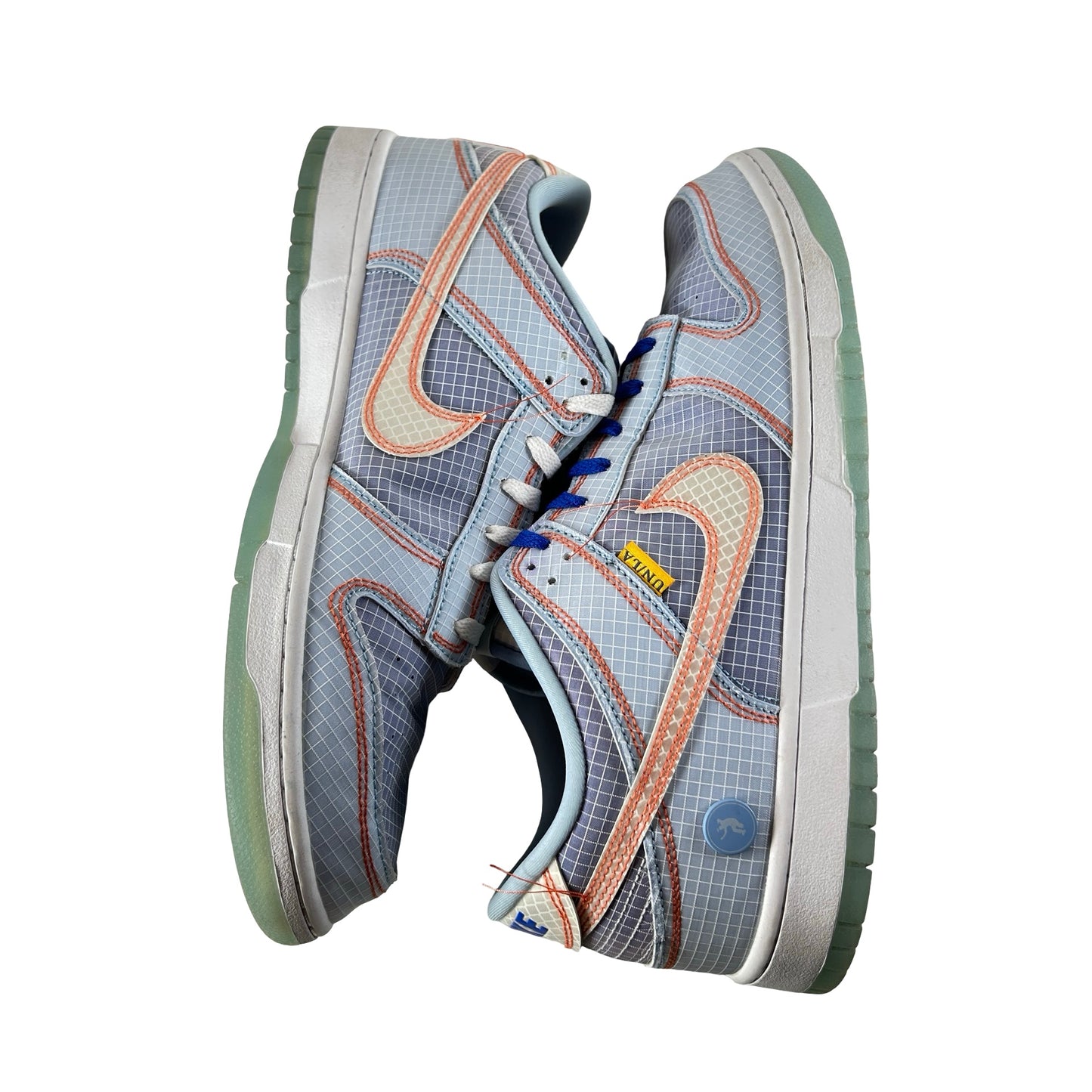 DJ9649 400 Nike Dunk Low Union Passport Pack Argon [USED] - 13 M (Used)