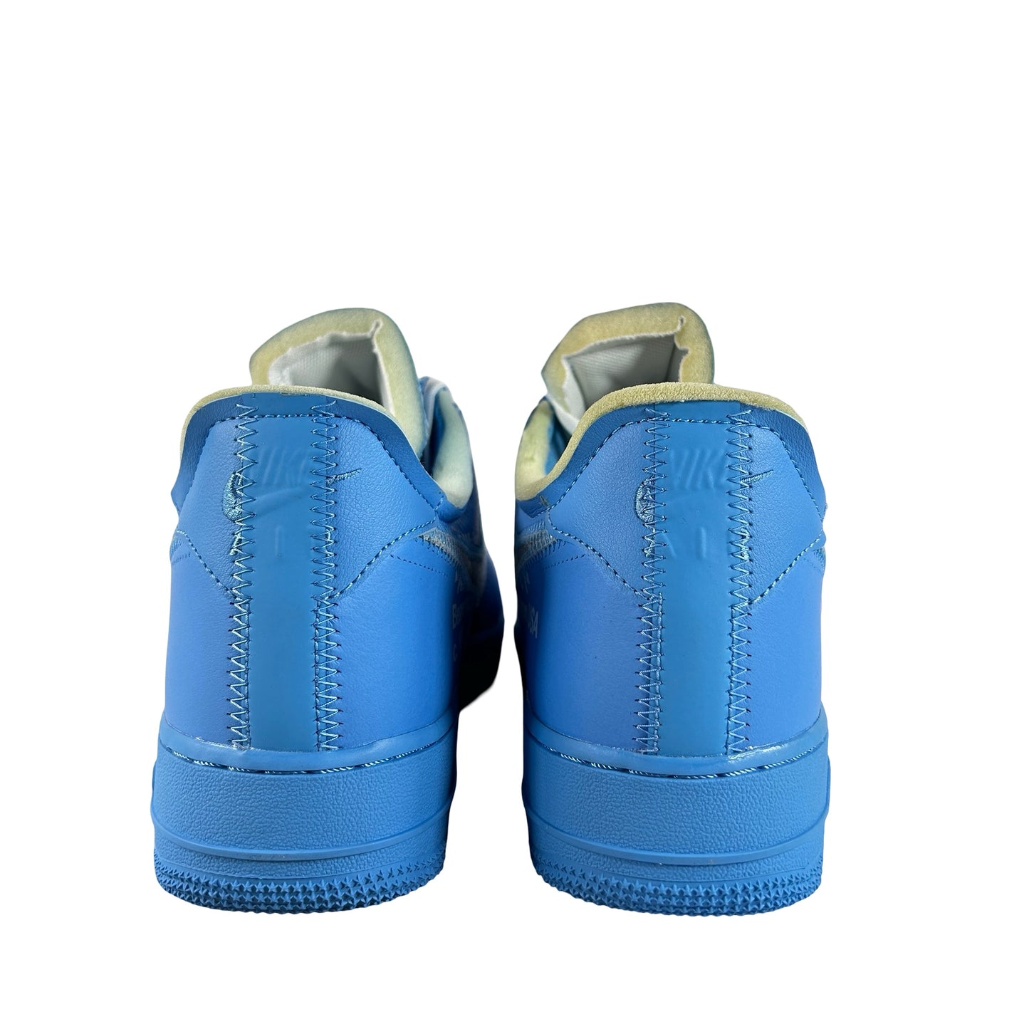 CI1173 400 Nike Air Force 1 Low Off-White MCA University Blue [CONDITIONAL] - 10 M (Yellowing) (Missing Zip Tie) (Damaged Box)
