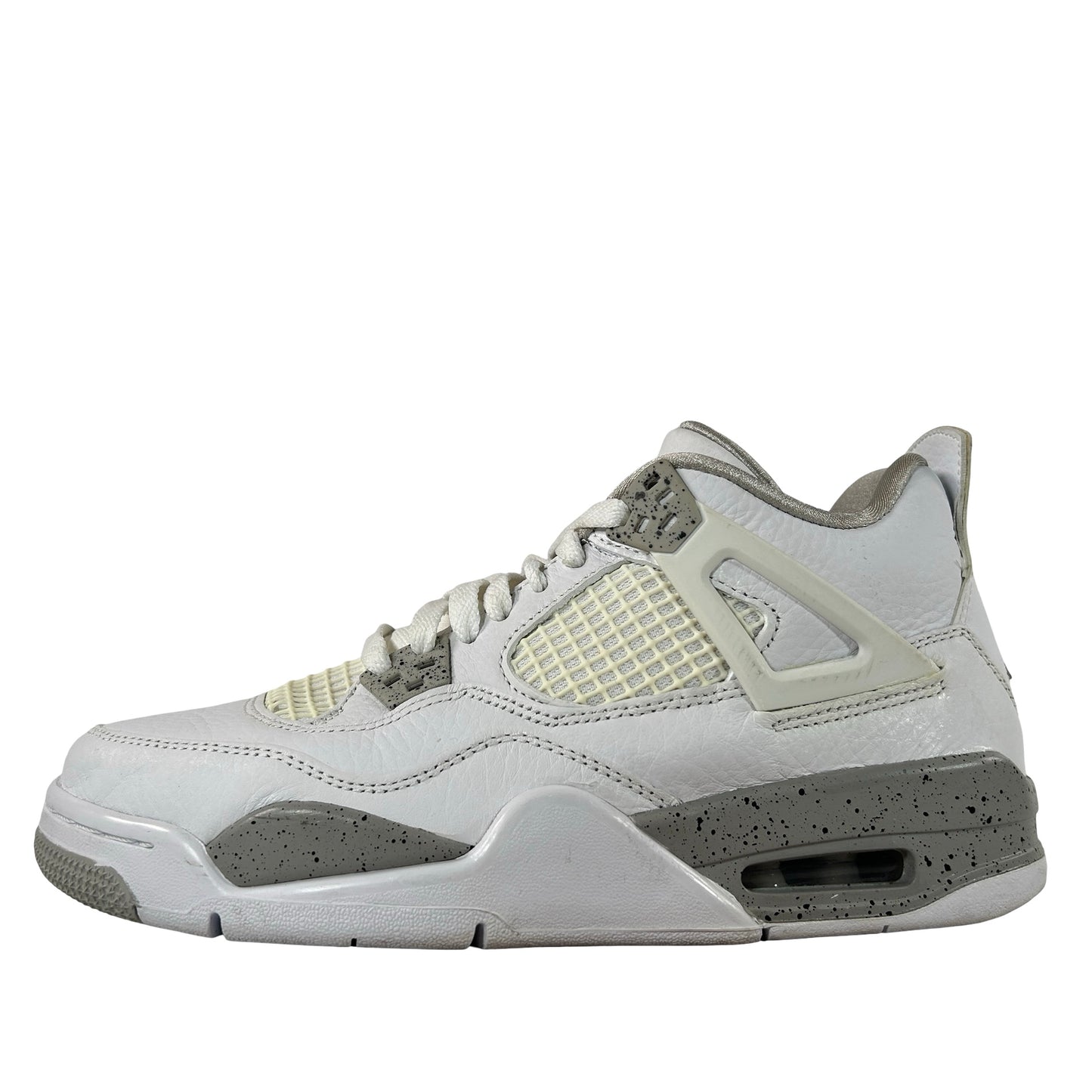DJ4699 100 Jordan 4 Retro White Oreo (2021) (GS) [USED] - 6.5 Y (Used) (No Box)