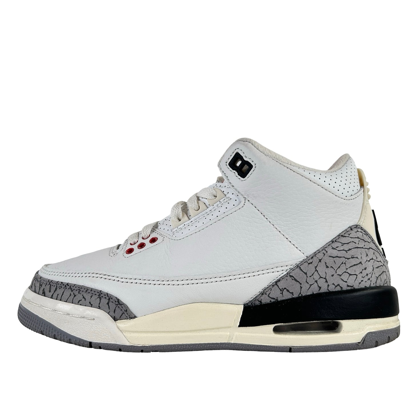 DM0967 100 Jordan 3 Retro White Cement Reimagined (GS) [USED] - 5 Y (Used4)